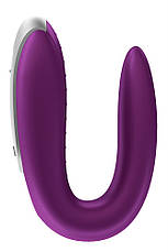 T360148 Вібратор для пар із фірмовим пультом керування Satisfyer DOUBLE FUN VIOLET, фото 3