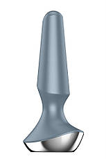 T360163 Анальний корок з функцією керування смартфоном SATISFYER PLUG-ILICIOUS 2 ICE BLUE, фото 2