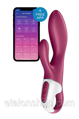 Подвійний смарт вібратор із функцією нагріву Satisfyer Heated Affair Connect App, фото 2