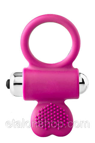 Ерекційне кільце з вібрацією Dream Toys FLIRTS COCKRING PINK, фото 2