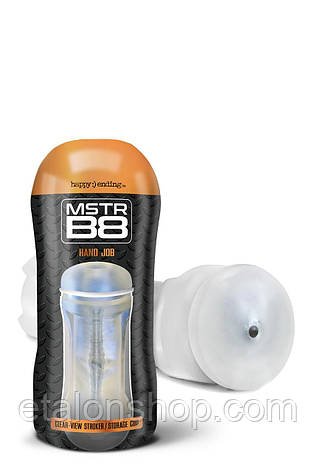 МАСТУРБАТОР АНУС В КОЛОБУ HAPPY ENDING MSTR B8 IN THE CLEAR-VIEW STROKER CUP HAND JOB, фото 2