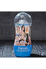 МАСТУРБАТОР ZERO TOLERANCE TWIST STROKER CLEAR, фото 3