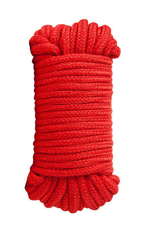 Мотузка для бондажу GP BONDAGE ROPE 10M RED, фото 2