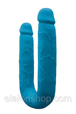 Подвійний фалоїмітатор COLOURS DP PLEASURES BLUE, фото 2