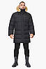 Зимова чоловіча куртка трендова чорна великого розміру модель 53900 (КЛАД ТІЛЬКИ 56(3XL)), фото 2