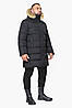 Зимова чоловіча куртка трендова чорна великого розміру модель 53900 (КЛАД ТІЛЬКИ 56(3XL)), фото 5