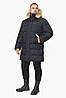 Зимова чоловіча куртка трендова чорна великого розміру модель 53900 (КЛАД ТІЛЬКИ 56(3XL)), фото 6