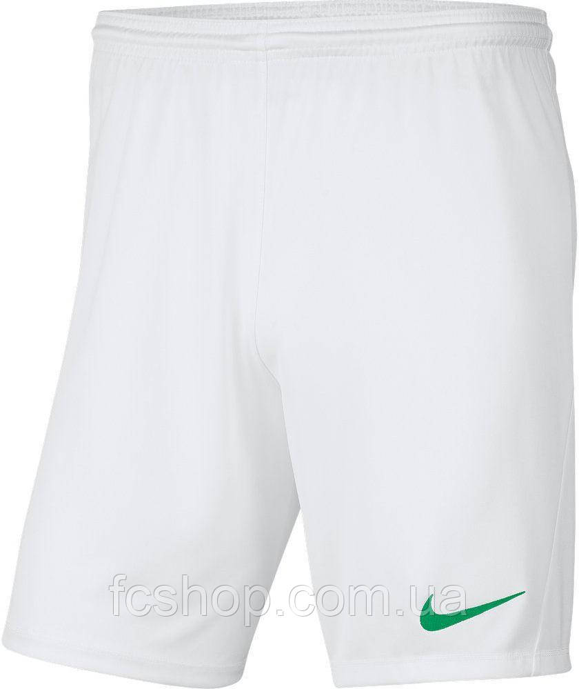 Шорти чоловічі білі Nike Park III M BV6855-102, Білий, Розмір (EU) — XXL