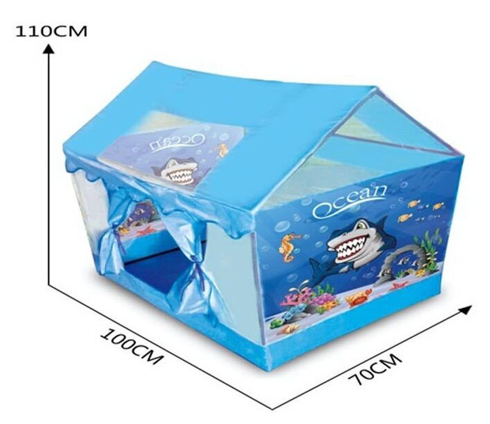 Дитяча ігрова палатка будиночок «ПІдводний світ» 100 х 100 х 135 см (8022AN)