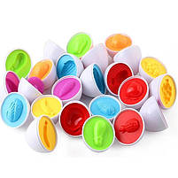 Гра 3D сортер «Fun Game» Овощи и фрукты, яєчний лоток 12 шт (48666), фото 2