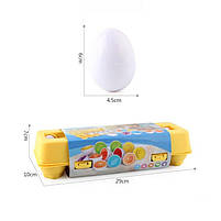 Гра 3D сортер «Fun Game» Овощи и фрукты, яєчний лоток 12 шт (48666), фото 4