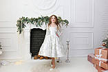 Дитяча сукня біло-срібного кольору на зріст 128-134 см, фото 5