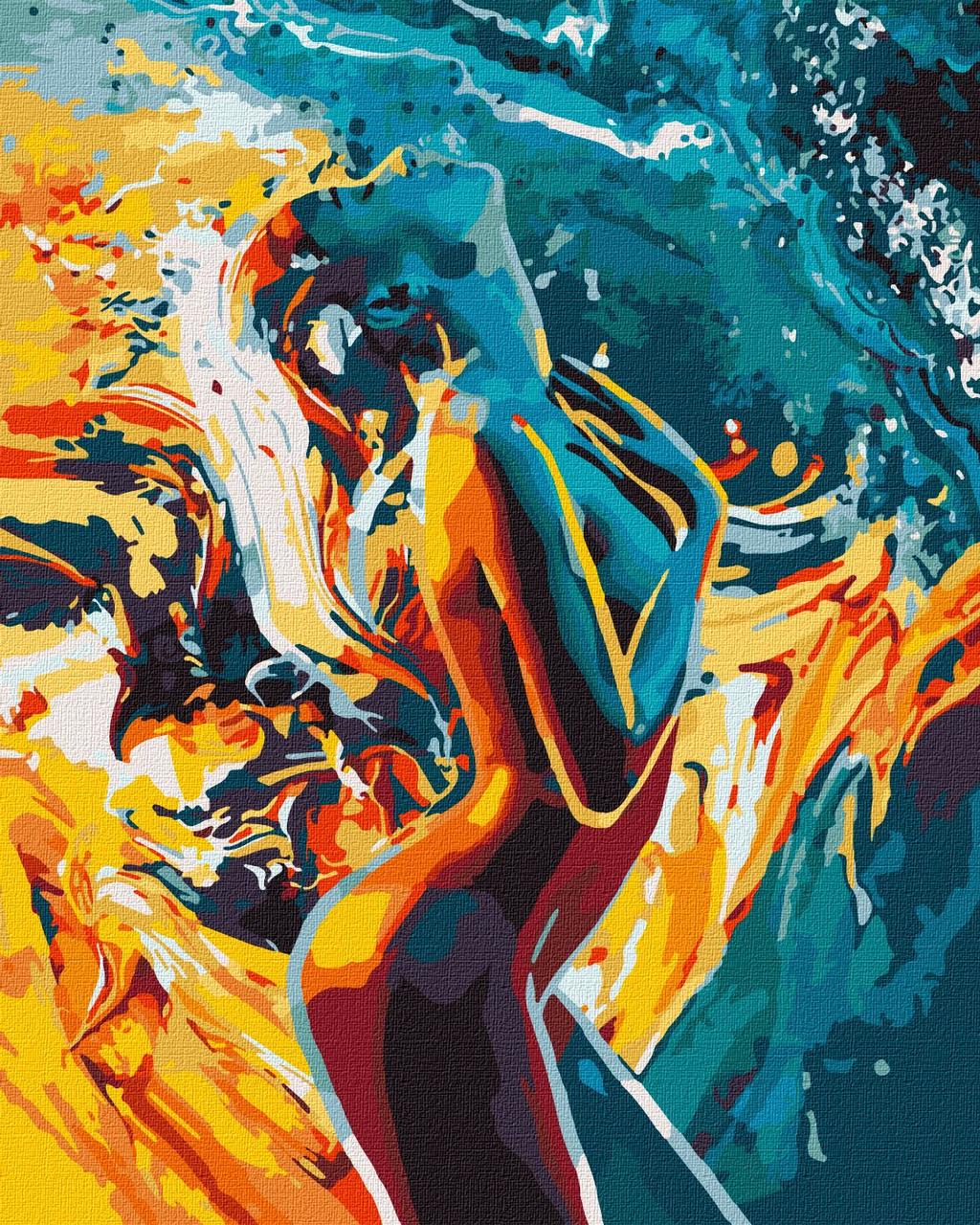 Картина за номерами Люди "Пристрасть жінки" 40*50 см Ідейка KHO 4528, фото 1