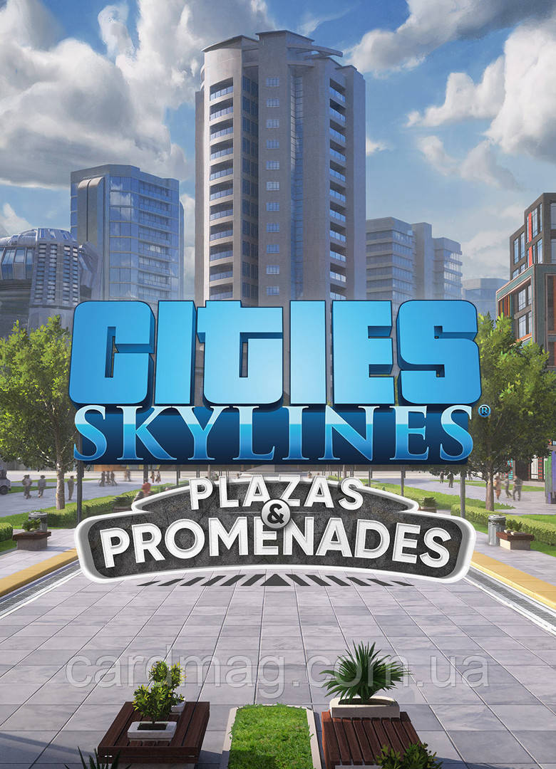 Cities: Skylines - Plazas & Promenades (Ключ Steam) для ПК