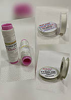 Нитка для бісеру білий колір 2500 Tytan 100 (100 метрів)