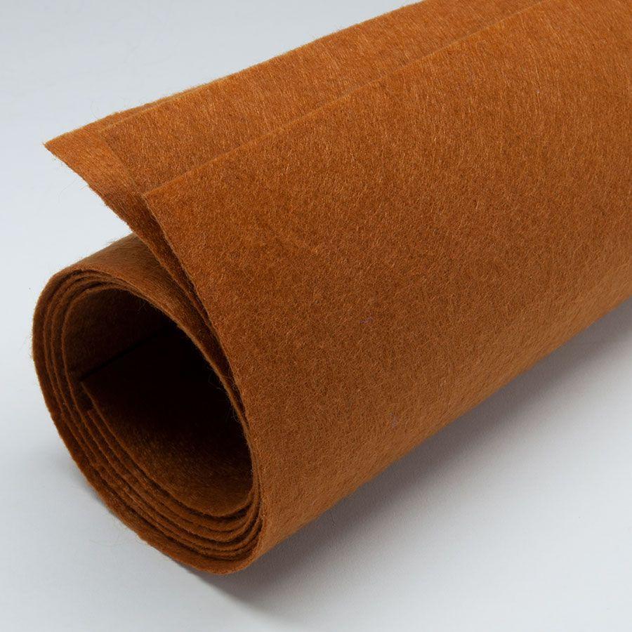 Фетр твердий 1 мм, лист 50х40 см, коричневий (Китай)