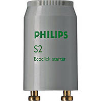 Стартер для люминесцентных ламп TL Philips S2 4-22W