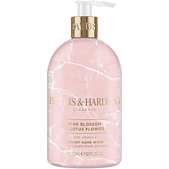 Парфюмоване рідке мило для рук Baylis & Harding Elements Pink Blosom & Lotus Flower Hand Wash 500 мл