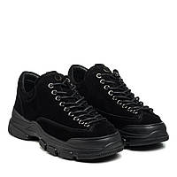 Туфли женские черные замшевые на низком ходу Lifexpert 36 38