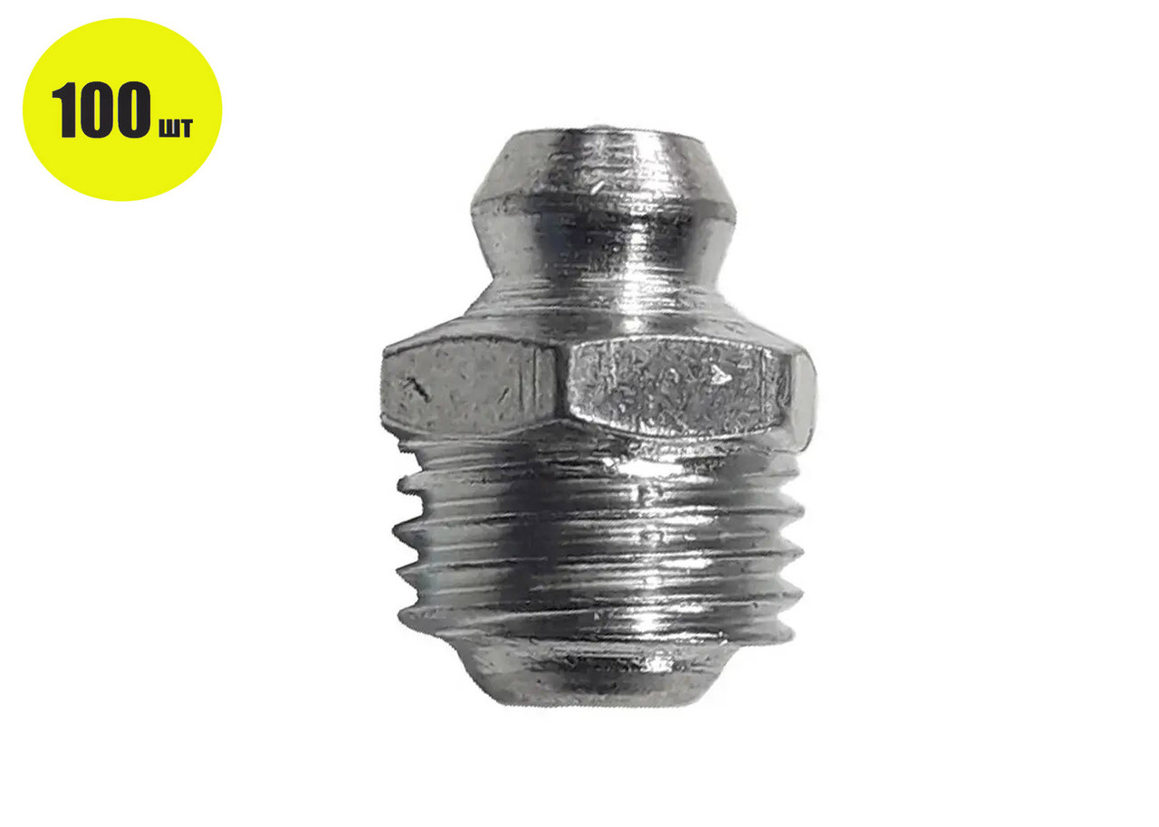 Прес-маслянка М6*1 пряма цинк (100шт)