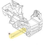 Трубка вентиляції масляного бака для бензопили Husqvarna 130, 135 MarkII