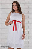 Святковий сарафан для вагітних Infiniti SF-26.032 білий, фото 2