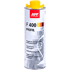 Засіб для захисту закритих профілів кузова (мовіль) APP F400 Profil, 1 л Жовтий