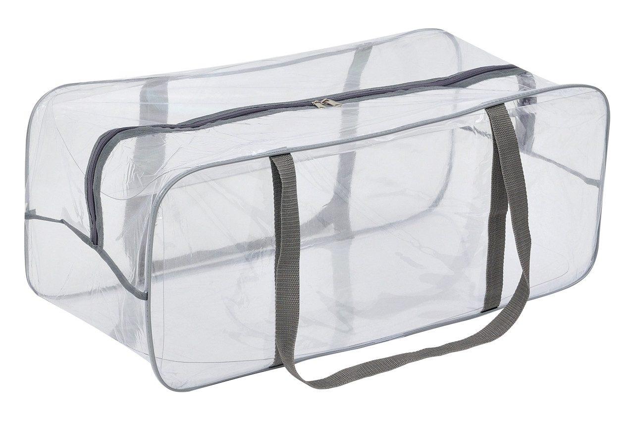Прозрачная сумка в роддом XL серая 60х25х30 см (ID#1681600596), цена ...