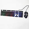 Комплект клавіатура + мишка UKC K01, з підсвічуванням, провідна, фото 3
