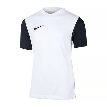 Футболка підліткова Nike Y NK DF TIEMPO PREM II JSY SS біло-чорна DH8389-100, Чорний, Розмір (EU) — 122 cm
