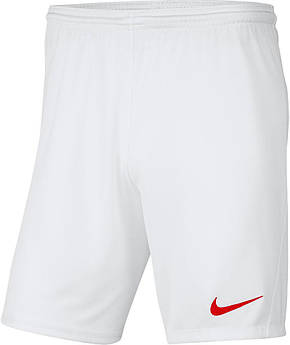 Шорти чоловічі білі Nike Park III M BV6855-103, Білий, Розмір (EU) — L