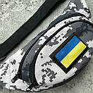 Бананка в камуфляжний піксель з прапором України, фото 3