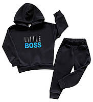 Спортивный костюм с начесом для мальчиков "little boss" 86 Family look