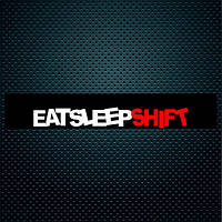 Смуга на лобове — EAT SLEEP SHIFT