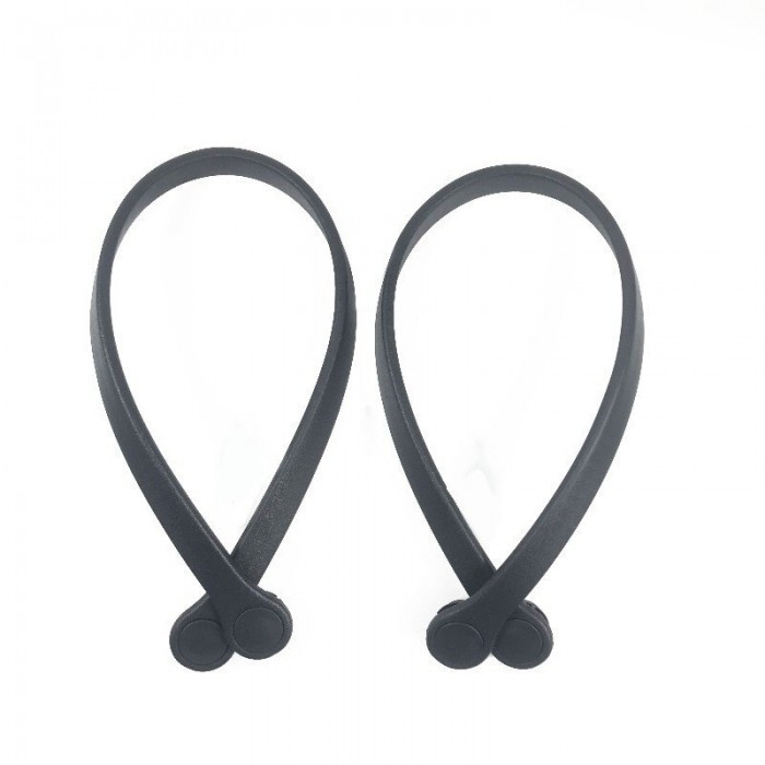 Каучукові ручки 65 см для сумки-конструктор, чорні, фото 1