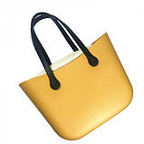 Каучукові ручки 65 см для сумки-конструктор, чорні, фото 2