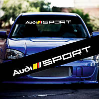 Полоса на лобовое стекло - Audi Sport Уцінка (Цяточка на фоні)