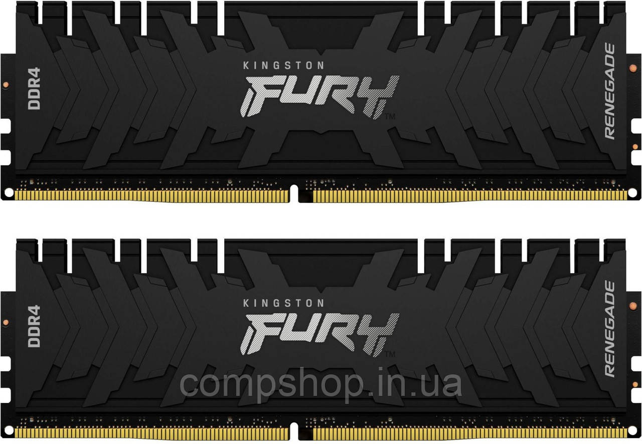 Пам'ять DDR4  32GB  3600MHz PC4-28800  (Kit of 2x16GB)  Kingston FURY Renegade (код 130379)