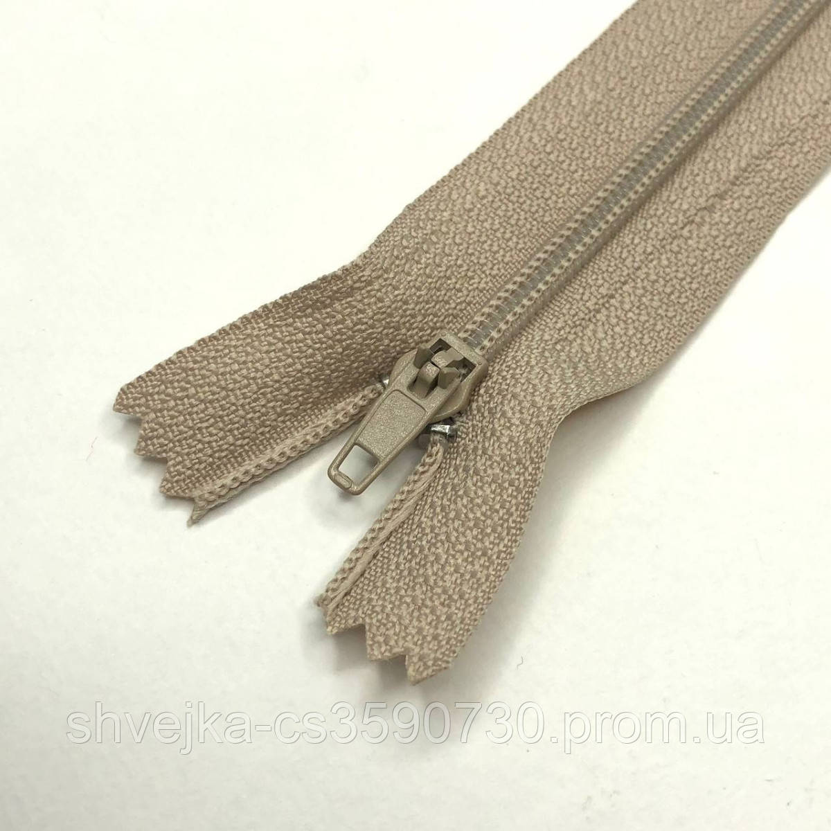 Купить Молния брючная 18 см, бежеваяШВ, цена 6.50 ₴ — Prom.ua (ID ...