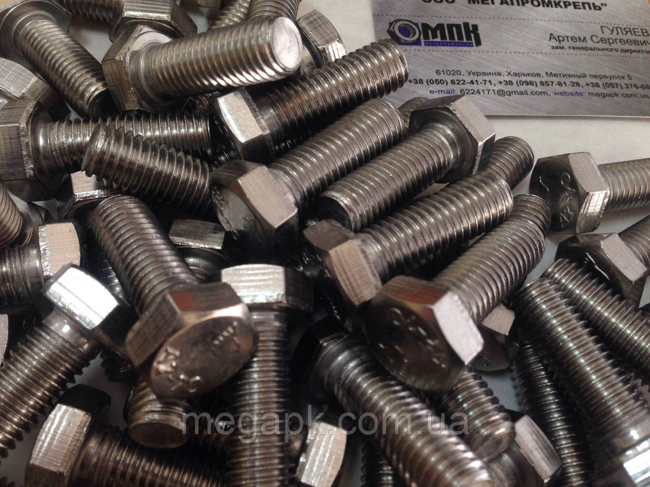 Неіржавкий болт