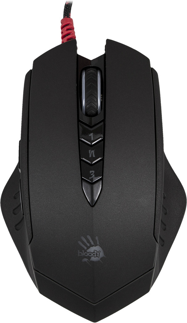 Мишка A4Tech V8M Bloody Black USB V-Track, фото 1