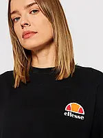 Теплый женский свитшот "Ellesse", черный свитшот эллес