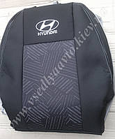 Авточохли HYUNDAI Accent з 2011 р. (цілісна спинка і сидіння)