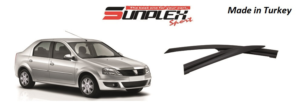 Дефлектор на вікна (вітровики) SUNPLEX RENAULT LOGAN 2013+ SP-S-26