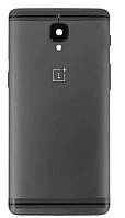 Задняя крышка корпуса OnePlus 3 A3003, A3000. OnePlus 3T A3010 черная Оригинал