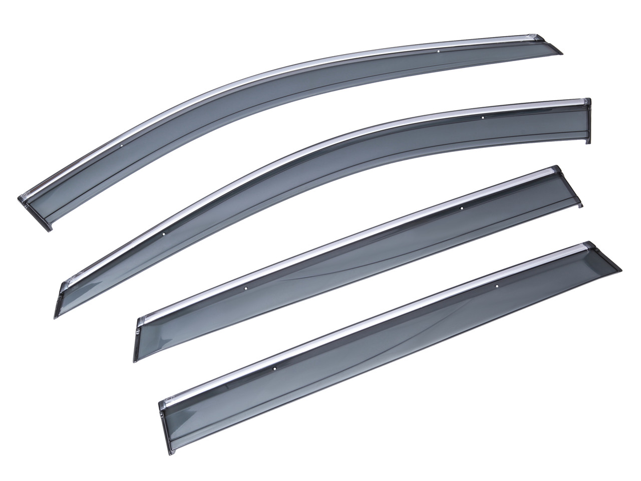 Дефлектори вікон (вітровики) SUN VISORS з хромом Honda CR-V 2007-2012
