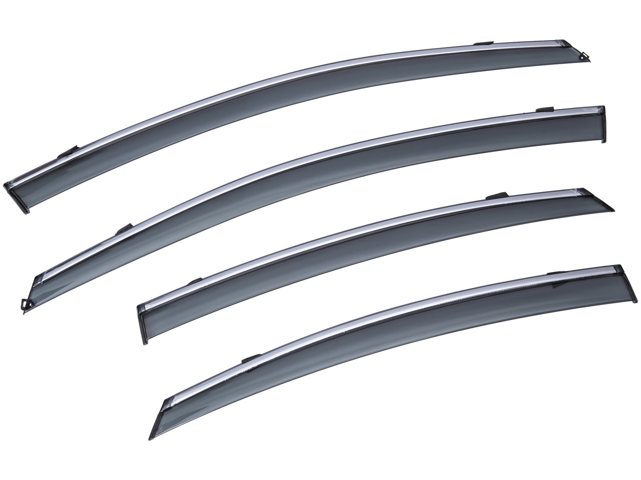 Дефлектори вікон SUN VISORS з хромом Hyundai SONATA 2009-2014