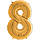 Цифра "8" фольгована, фото 3