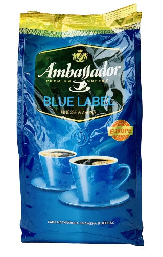 Кава в зернах Ambassador Blue Label 1 кг