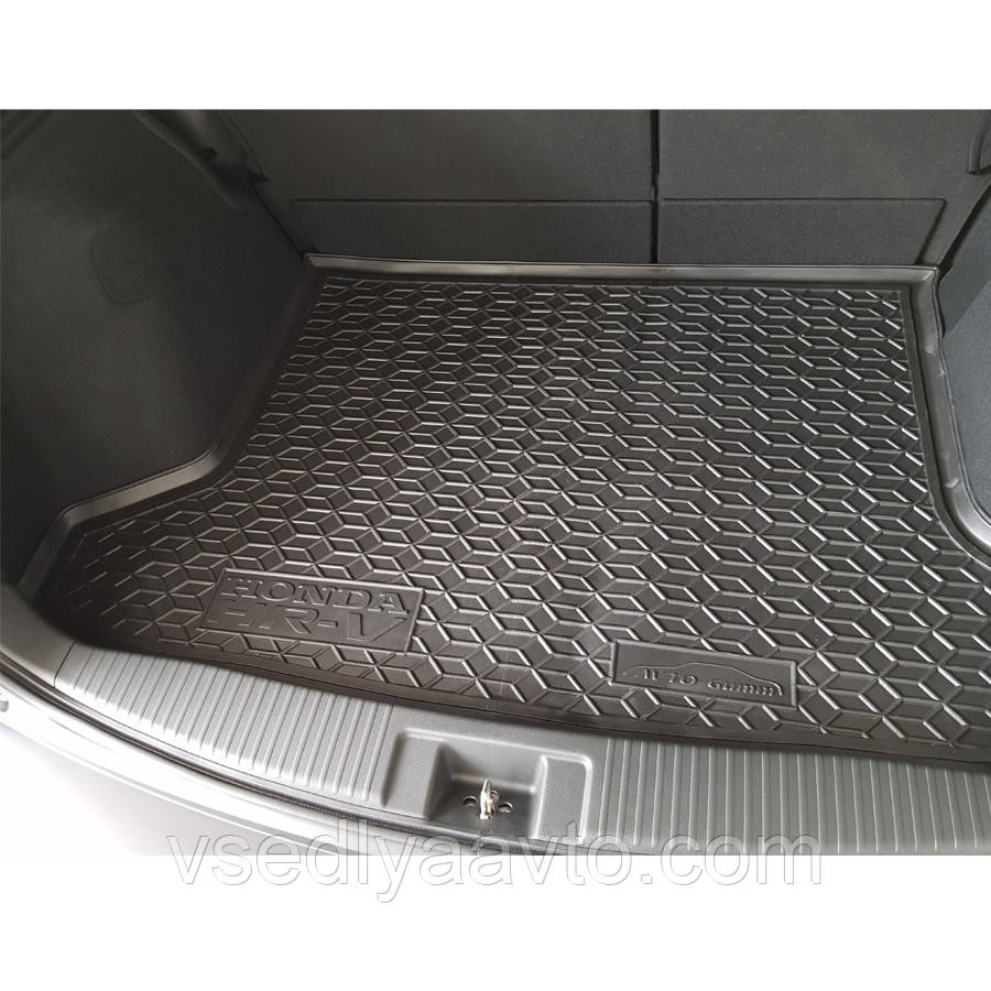 Килимок у багажник Honda HR-V з 2018 р. без "запаски" (Avto-gumm) поліуретан, фото 1